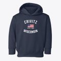 Crivitz Wisconsin Patriot Toddler Hoodie additional view 1