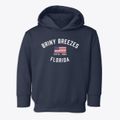 Briny Breezes Florida Patriot Toddler Hoodie additional view 1