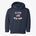 Allen New York Patriot Toddler Hoodie additional view 1