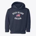 Deer Island Oregon Patriot Toddler Hoodie additional view 1