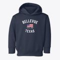 Bellevue Texas Patriot Toddler Hoodie additional view 1