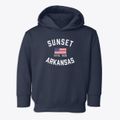 Sunset Arkansas Patriot Toddler Hoodie additional view 1