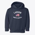 Larson North Dakota Patriot Toddler Hoodie additional view 1