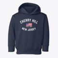 Cherry Hill New Jersey Patriot Toddler Hoodie additional view 1
