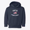 Antis Pennsylvania Patriot Toddler Hoodie additional view 1