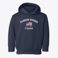 Rainbow Springs Florida Patriot Toddler Hoodie additional view 1