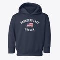 Saunders Lake Oregon Patriot Toddler Hoodie additional view 1