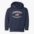 Lawrence Massachusetts Patriot Toddler Hoodie additional view 1