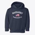 Massasoit Massachusetts Patriot Toddler Hoodie additional view 1