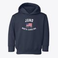 Juno North Carolina Patriot Toddler Hoodie additional view 1