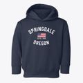 Springdale Oregon Patriot Toddler Hoodie additional view 1