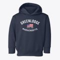 Greenlodge Massachusetts Patriot Toddler Hoodie additional view 1