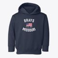 Brays Missouri Patriot Toddler Hoodie additional view 1