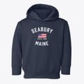 Seabury Maine Patriot Toddler Hoodie additional view 1