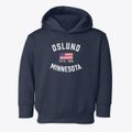Oslund Minnesota Patriot Toddler Hoodie additional view 1