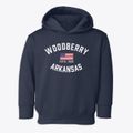 Woodberry Arkansas Patriot Toddler Hoodie additional view 1