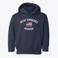 West Eminence Missouri Patriot Toddler Hoodie additional view 1