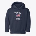 Peniel Ohio Patriot Toddler Hoodie additional view 1