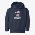 Matt Georgia Patriot Toddler Hoodie additional view 1