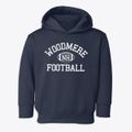 Woodmere New Hampshire Football Toddler Hoodie additional view 1