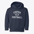 Cooper Illinois Football Toddler Hoodie additional view 1