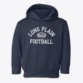 Long Plain Massachusetts Football Toddler Hoodie additional view 1