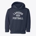 Langdon New Hampshire Football Toddler Hoodie additional view 1