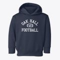 Oak Hall Wisconsin Football Toddler Hoodie additional view 1