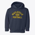 Mapleville Maryland Football Toddler Hoodie additional view 1
