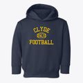 Clyde New Jersey Football Toddler Hoodie additional view 1