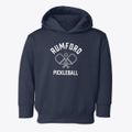 Rumford Rhode Island Pickleball Toddler Hoodie additional view 1
