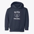 Black Texas Pickleball Toddler Hoodie additional view 1