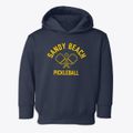 Sandy Beach Connecticut Pickleball Toddler Hoodie additional view 1