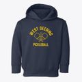 West Deering New Hampshire Pickleball Toddler Hoodie additional view 1
