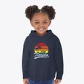 Starke Florida Palm Tree Sunset Toddler Hoodie additional view 2