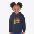 Golden Glades Florida Palm Tree Sunset Toddler Hoodie additional view 2