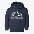Keep Climbing Toddler Hoodie additional view 1