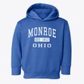 Monroe Ohio Classic Established Toddler Hoodie additional view 1