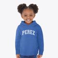 Perez Elementary School Varsity Arch Toddler Hoodie additional view 2