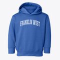 Franklin West Elementary School Varsity Arch Toddler Hoodie additional view 1