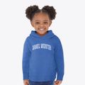 Daniel Webster Elementary School Varsity Arch Toddler Hoodie additional product view 2