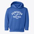 Powhatan High School Track and Field Toddler Hoodie additional view 1