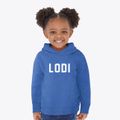 Lodi Wisconsin Classic Block Toddler Hoodie additional view 2