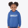 Greeley Kansas Classic Block Toddler Hoodie additional view 2