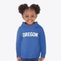 Oregon Illinois Classic Curve Toddler Hoodie additional view 2