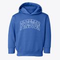 Preston Iowa Trendy Block Toddler Hoodie additional view 1