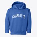 Charlotte Michigan Varsity Toddler Hoodie additional view 1