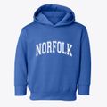 Norfolk Virginia Varsity Toddler Hoodie additional view 1