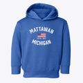 Mattawan Michigan Patriot Toddler Hoodie additional view 1