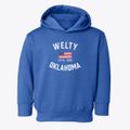 Welty Oklahoma Patriot Toddler Hoodie additional view 1